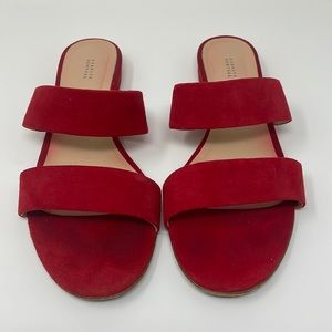 Barney’s New York Suede Slide Sandals, size 39 / 8.5